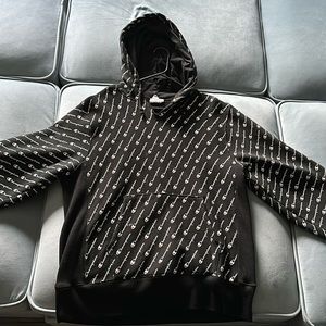 Large Champion Hoodie Black